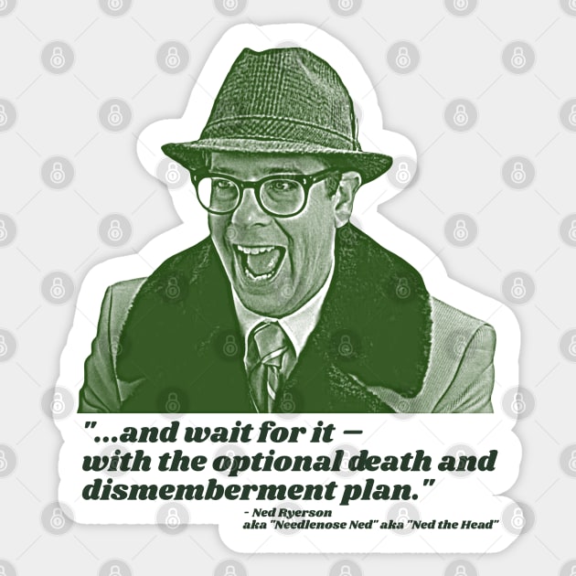 Ned Ryerson \\\ BING! Groundhog Day FanArt Sticker by darklordpug